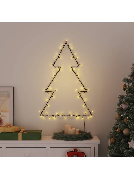 Vánoční osvětlení vánoční stromek silueta 115 led teplá bílá