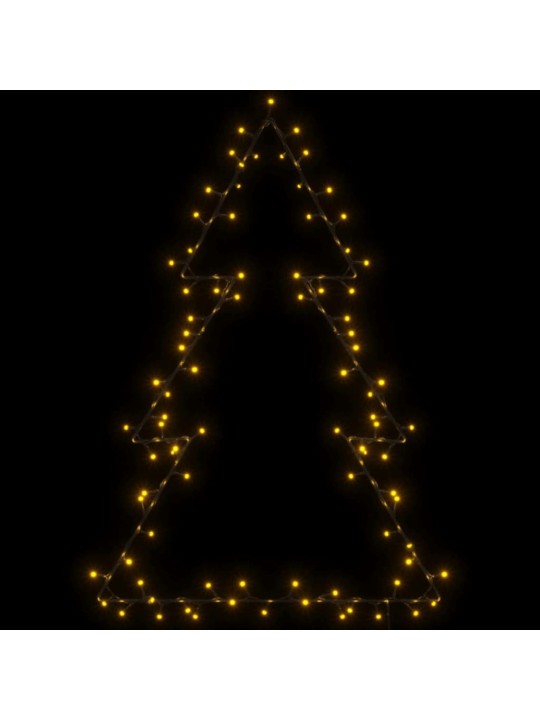 Vánoční osvětlení vánoční stromek silueta 115 led teplá bílá