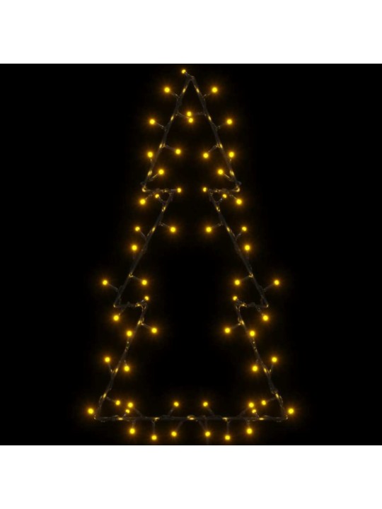 Vánoční osvětlení vánoční stromek silueta 80 led teplá bílá