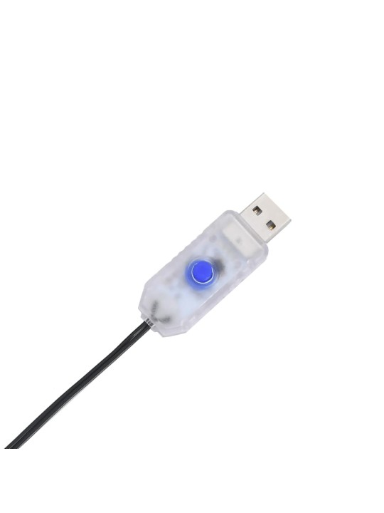 Vánoční osvětlení padající hvězdy silhouette 115 LED bílá