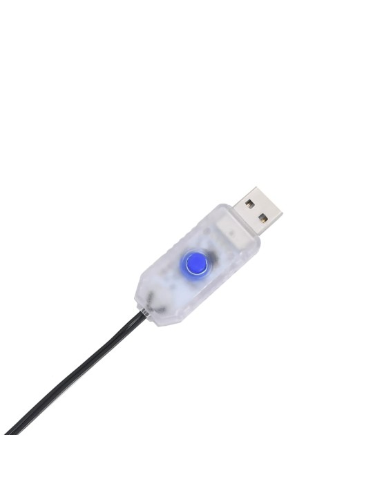 Vánoční osvětlení padající hvězdy silhouette 80 led bílá