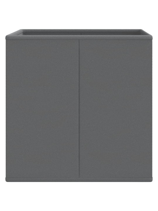 Skládací úložné boxy 10 ks šedé 32x32x32 cm netkaná textilie