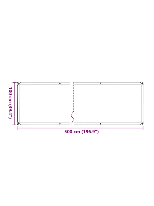 Kryt na rostliny s oky 1x5 m polyethylen
