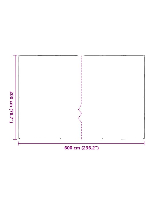 Kryt na rostliny s oky 2x6 m polyethylen