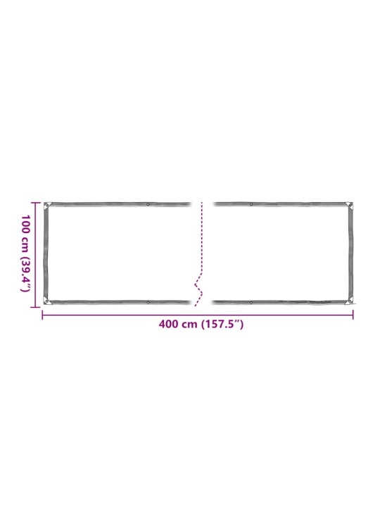 Kryt na rostliny s oky 1x4 m polyethylen