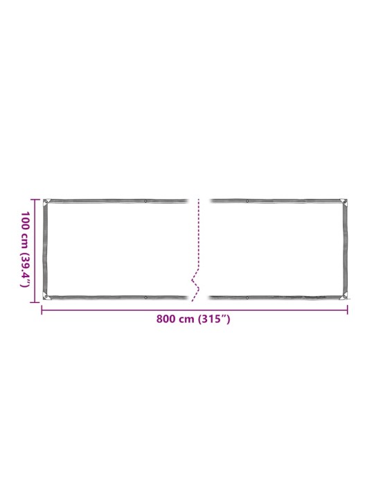 Kryt na rostliny s oky 1x8 m polyethylen