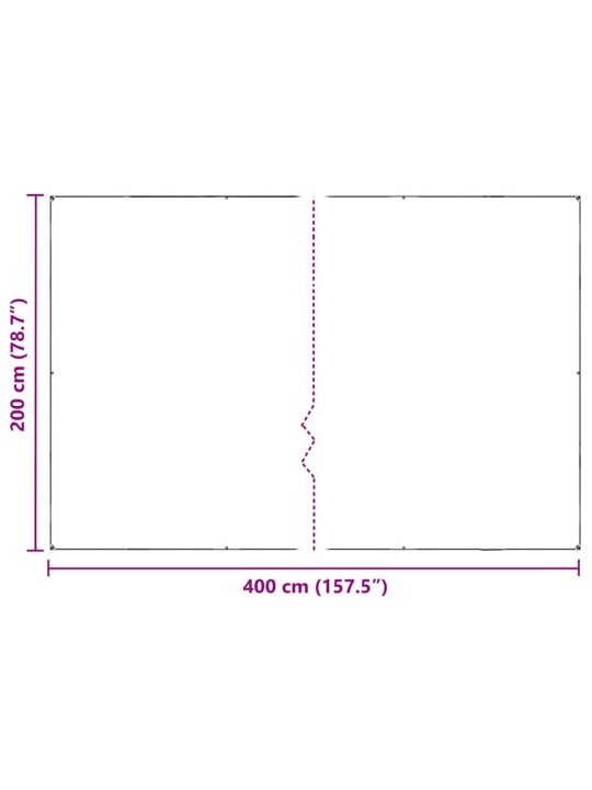 Kryt na rostliny s oky 2x4 m pvc