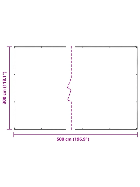 Kryt na rostliny s oky 3x5 m pvc