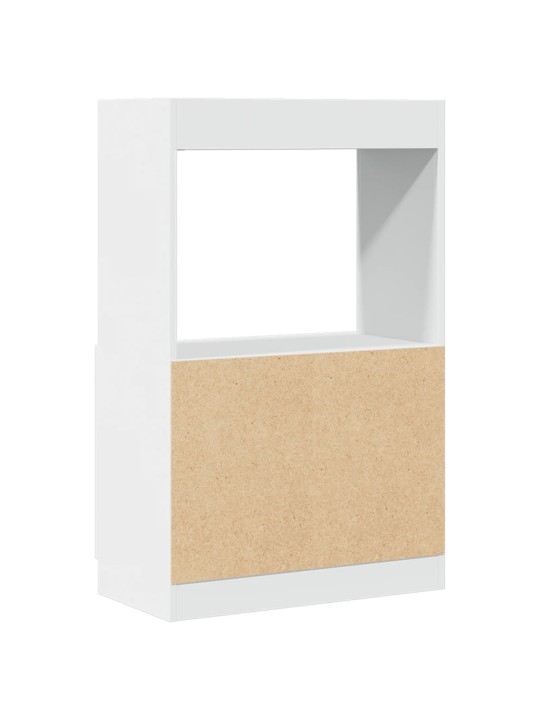Skříň highboard bílá 63 x 33 x 100 cm kompozitní dřevo
