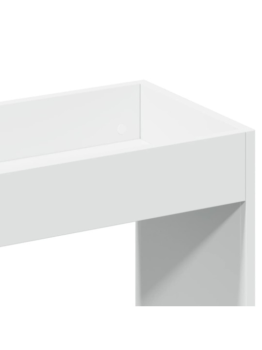 Skříň highboard bílá 63 x 33 x 100 cm kompozitní dřevo