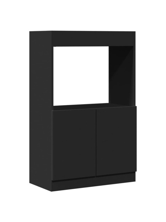 Skříň highboard černá 63 x 33 x 100 cm kompozitní dřevo