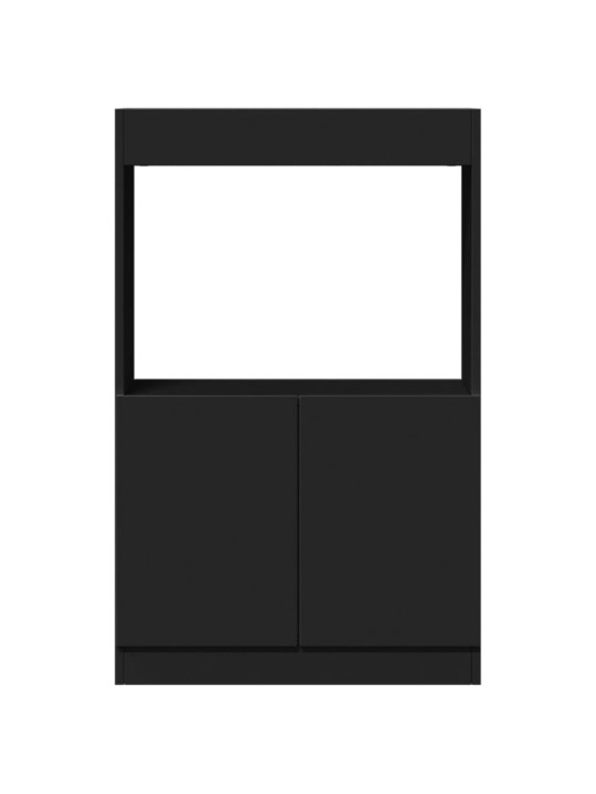 Skříň highboard černá 63 x 33 x 100 cm kompozitní dřevo