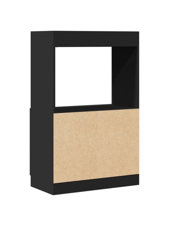 Skříň highboard černá 63 x 33 x 100 cm kompozitní dřevo