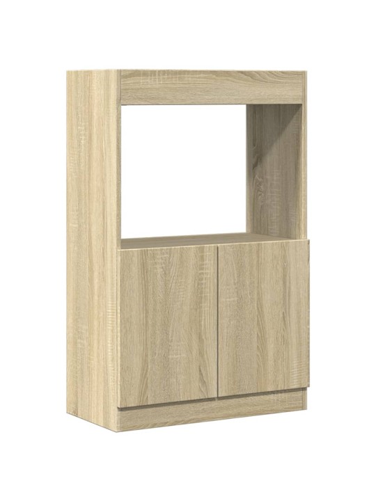 Skříň highboard dub sonoma 63 x 33 x 100 cm kompozitní dřevo