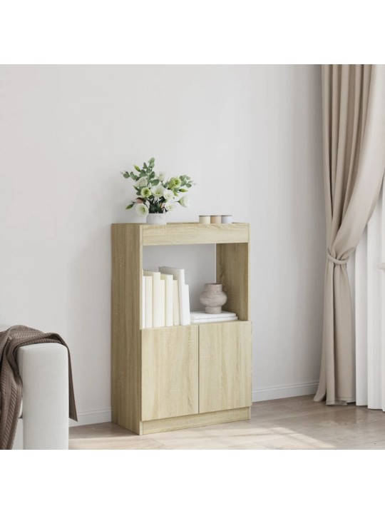 Skříň highboard dub sonoma 63 x 33 x 100 cm kompozitní dřevo