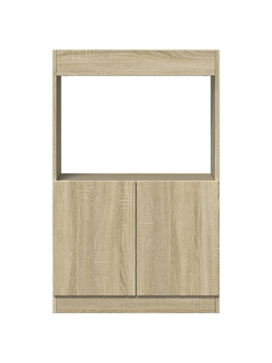 Skříň highboard dub sonoma 63 x 33 x 100 cm kompozitní dřevo