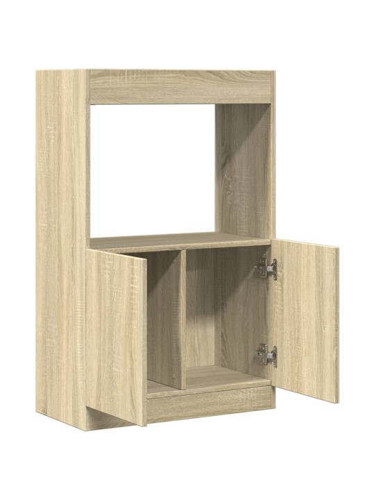 Skříň highboard dub sonoma 63 x 33 x 100 cm kompozitní dřevo
