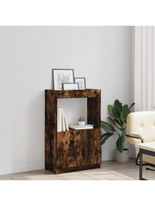 Skříň highboard kouřový dub 63 x 33 x 100 cm kompozitní dřevo