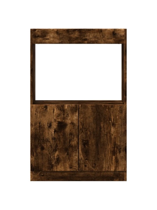 Skříň highboard kouřový dub 63 x 33 x 100 cm kompozitní dřevo