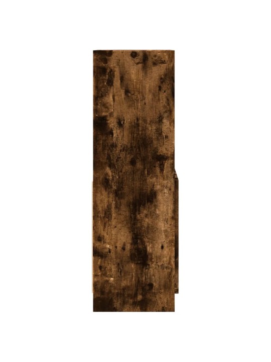 Skříň highboard kouřový dub 63 x 33 x 100 cm kompozitní dřevo