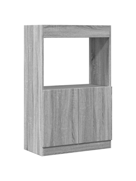 Skříň highboard šedá sonoma 63 x 33 x 100 cm kompozitní dřevo