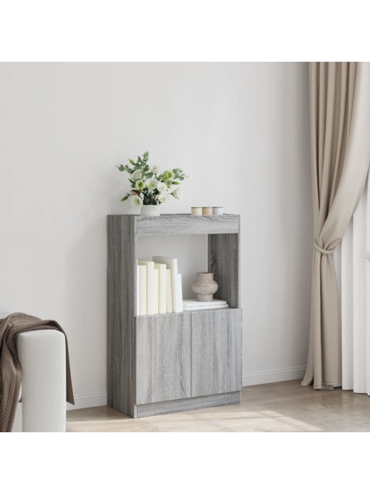 Skříň highboard šedá sonoma 63 x 33 x 100 cm kompozitní dřevo