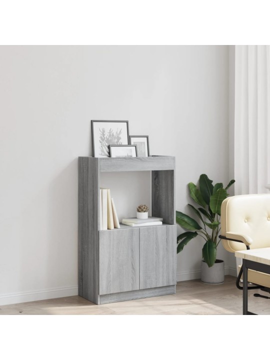 Skříň highboard šedá sonoma 63 x 33 x 100 cm kompozitní dřevo