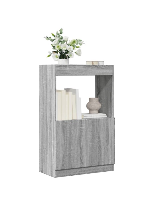 Skříň highboard šedá sonoma 63 x 33 x 100 cm kompozitní dřevo