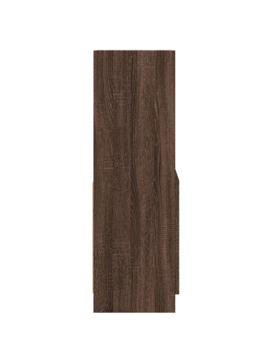 Skříň highboard hnědý dub 63 x 33 x 100 cm kompozitní dřevo