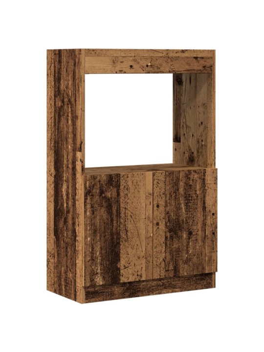 Skříň highboard old wood 63 x 33 x 100 cm kompozitní dřevo