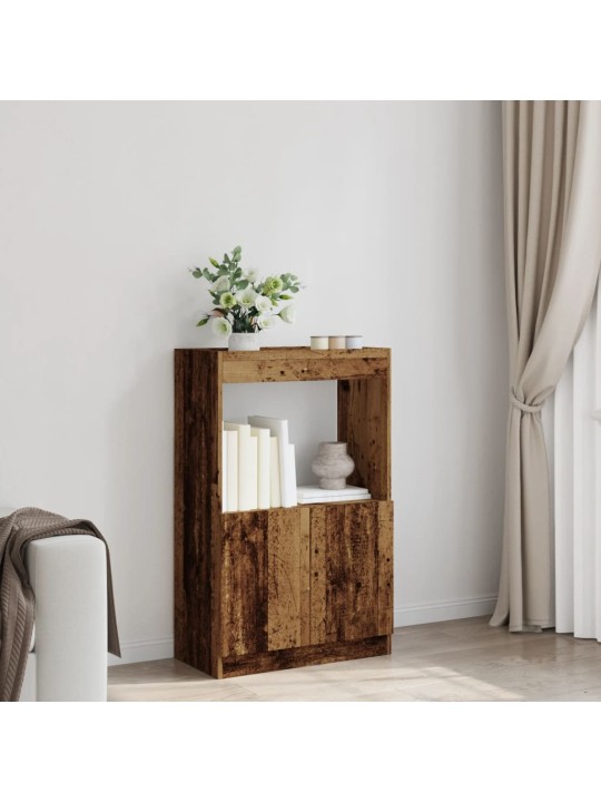 Skříň highboard old wood 63 x 33 x 100 cm kompozitní dřevo