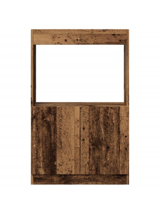 Skříň highboard old wood 63 x 33 x 100 cm kompozitní dřevo
