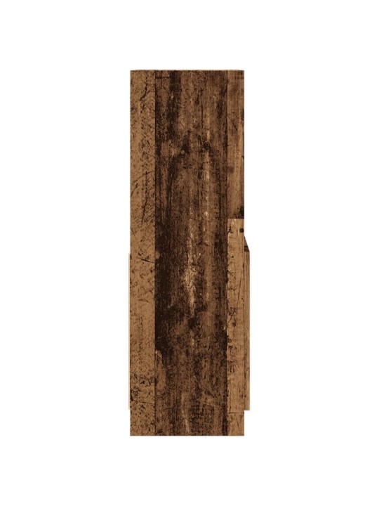 Skříň highboard old wood 63 x 33 x 100 cm kompozitní dřevo
