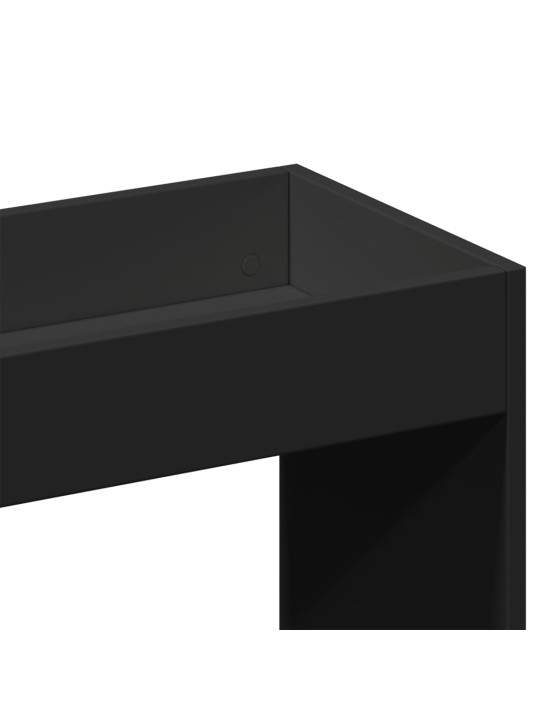 Skříň highboard černá 63 x 33 x 140 cm kompozitní dřevo