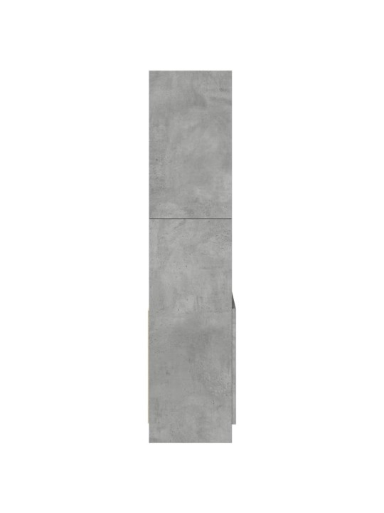 Skříň highboard betonově šedá 63 x 33 x 140 cm kompozitní dřevo