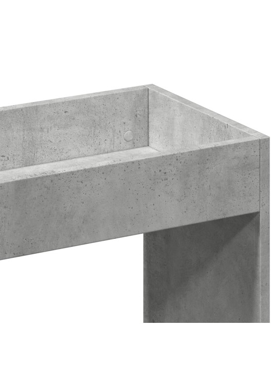 Skříň highboard betonově šedá 63 x 33 x 140 cm kompozitní dřevo