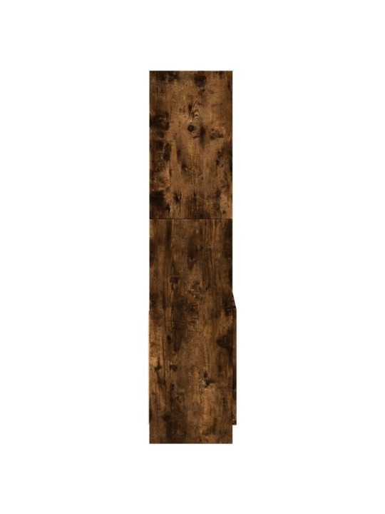 Skříň highboard kouřový dub 63 x 33 x 140 cm kompozitní dřevo