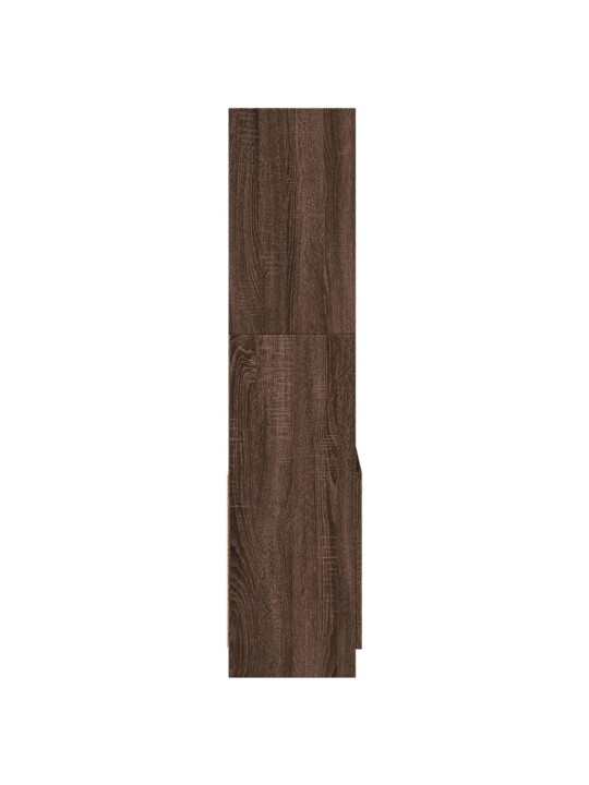Skříň highboard hnědý dub 63 x 33 x 140 cm kompozitní dřevo