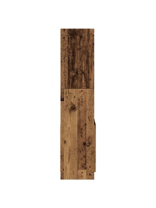 Skříň highboard old wood 63 x 33 x 140 cm kompozitní dřevo
