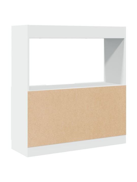Skříň highboard bílá 92 x 33 x 100 cm kompozitní dřevo