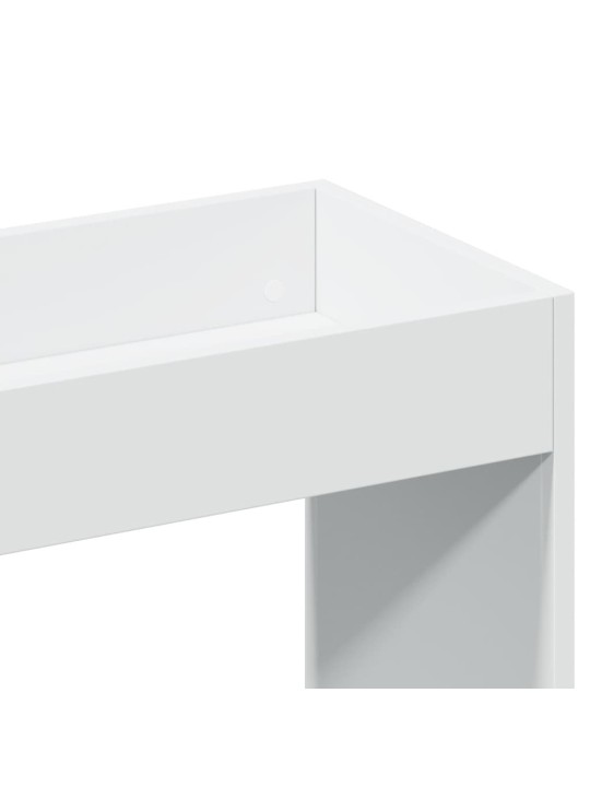 Skříň highboard bílá 92 x 33 x 100 cm kompozitní dřevo