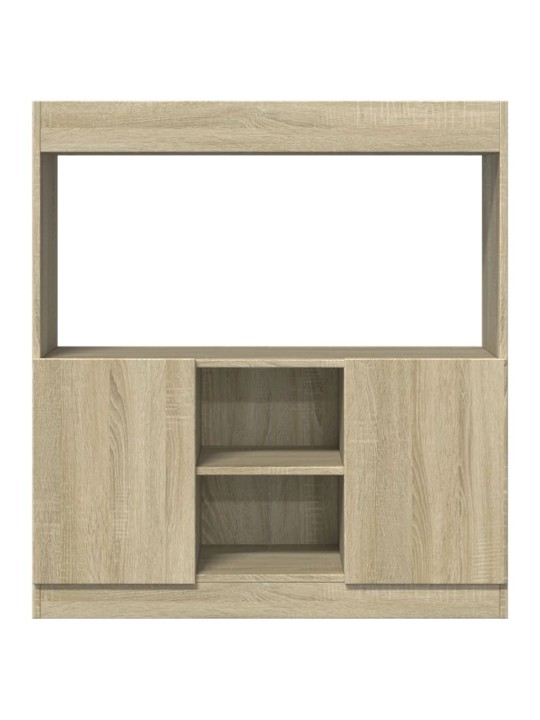 Skříň highboard dub sonoma 92 x 33 x 100 cm kompozitní dřevo