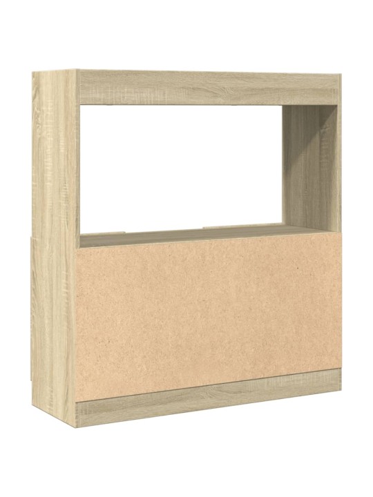 Skříň highboard dub sonoma 92 x 33 x 100 cm kompozitní dřevo