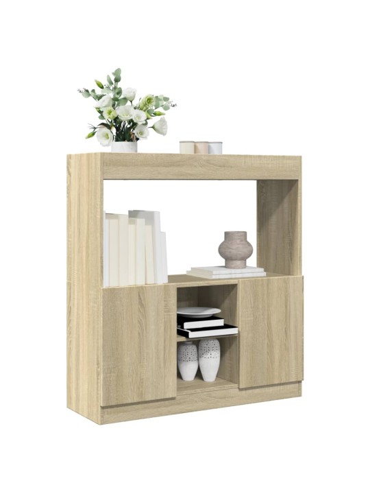Skříň highboard dub sonoma 92 x 33 x 100 cm kompozitní dřevo