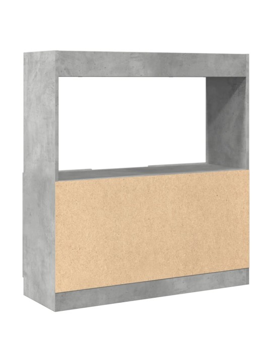 Skříň highboard betonově šedá 92 x 33 x 100 cm kompozitní dřevo