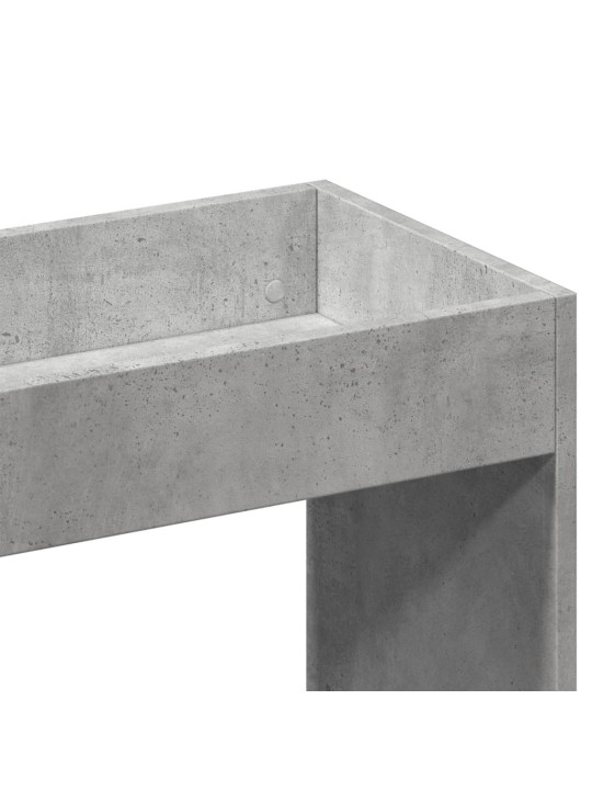 Skříň highboard betonově šedá 92 x 33 x 100 cm kompozitní dřevo