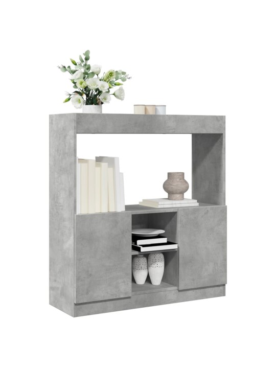 Skříň highboard betonově šedá 92 x 33 x 100 cm kompozitní dřevo