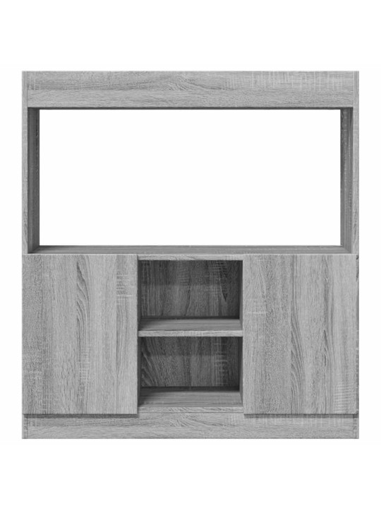 Skříň highboard šedá sonoma 92 x 33 x 100 cm kompozitní dřevo
