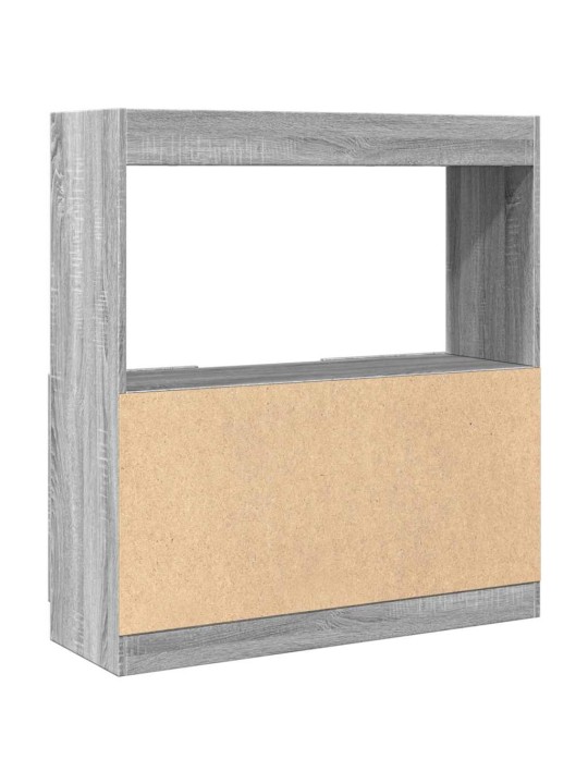 Skříň highboard šedá sonoma 92 x 33 x 100 cm kompozitní dřevo