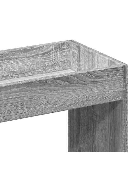Skříň highboard šedá sonoma 92 x 33 x 100 cm kompozitní dřevo